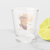 Individuelle Name Afrika Schnapsglas (Rückseite)