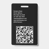 Individuelle Name All Access Pass KonzertPersonalv Ausweis (Rückseite)