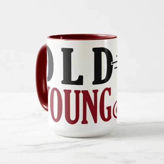 individuelle Name Alte Furz Tasse - wählen Sie Sti (Vorderseite Links)