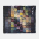 Individuelle Name Altes Klangbild von Paul Klee Fleecedecke (Vorderseite (Horizontal))