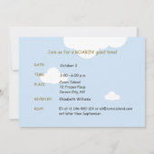 Individuelle Name am Geburtstag, Alter Personalisi Einladung (Rückseite)