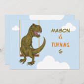 Individuelle Name am Geburtstag, Alter Personalisi Einladung (Vorne/Hinten)