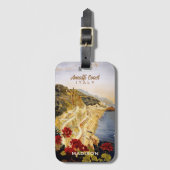 Individuelle Name Amalfi Italien Gepäckanhänger (Vorderseite Vertikal)