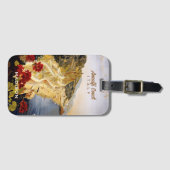 Individuelle Name Amalfi Italien Gepäckanhänger (Vorderseite (Horizontal))