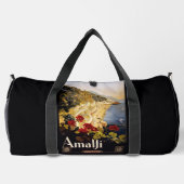 Individuelle Name Amalfi Italien Vintage Reise Duffle Bag (Rückseite)