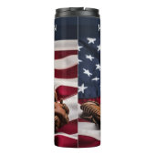 Individuelle Name American Baseball Thermosbecher (Rückseite)