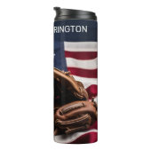 Individuelle Name American Baseball Thermosbecher (Nach rechts gedreht)