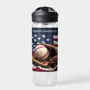 Individuelle Name American Baseball Trinkflasche