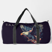 Individuelle Name American Eagle Duffle Bag (Rückseite)