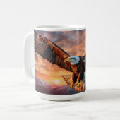 Individuelle Name American Eagle Kaffeetasse (Vorderseite Links)