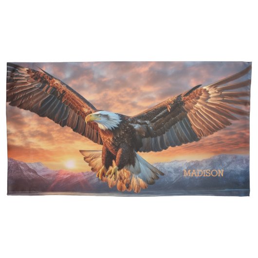 Individuelle Name American Eagle Kissenbezug (Vorderseite)