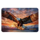 Individuelle Name American Eagle Magnet (Horizontal)