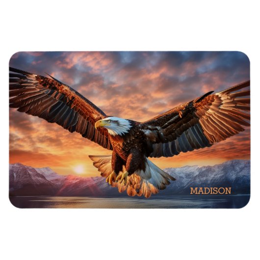 Individuelle Name American Eagle Magnet (Horizontal)