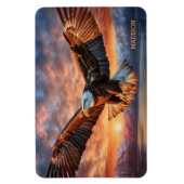 Individuelle Name American Eagle Magnet (Vertikal)