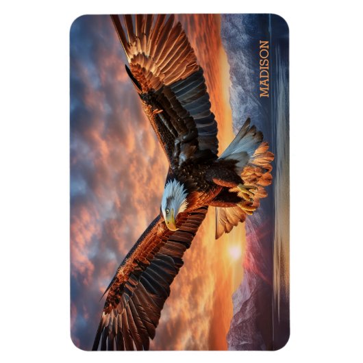 Individuelle Name American Eagle Magnet (Vertikal)