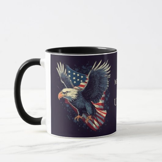 Individuelle Name American Eagle Tasse (Links)