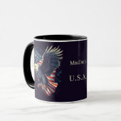 Individuelle Name American Eagle Tasse (Vorderseite Links)