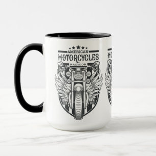 Individuelle Name "American Motocycle"-Tasse Tasse