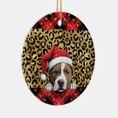 Individuelle Name American Staffordshire Terrier d Keramik Ornament (Rechts)