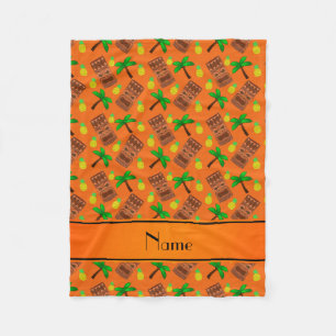 Individuelle Name-Anange-Ti-Ananas-Palmen Fleecedecke