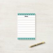 Individuelle Name Anchor Design Notepad Post-it Klebezettel (Auf Schreibtisch)