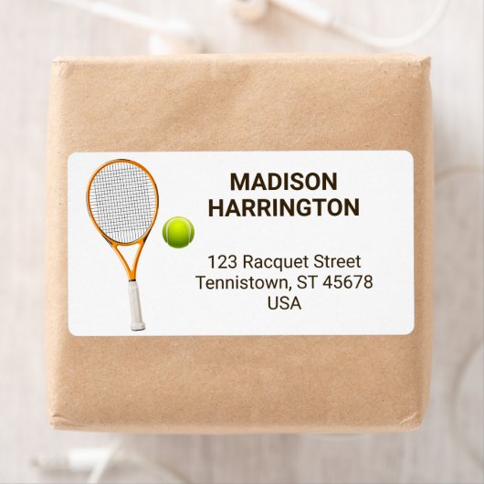 Individuelle Name & Anschrift Tennis (Insitu)