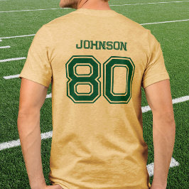 Individuelle Name, Anzahl, Gelb Tri-Blend Shirt