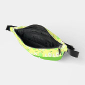 Individuelle Name-Äpfel gelb Bauchtasche (Offen)