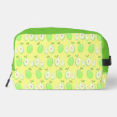 Individuelle Name-Äpfel gelb Waschbeutel (Rückseite)