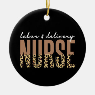 Individuelle Name Arbeit und Lieferung Nurse Cheet Keramik Ornament