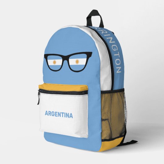 Individuelle Name Argentinien Bedruckter Rucksack (Rückseitige Ecke Rechts)