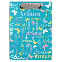 Individuelle Name Ariana aqua