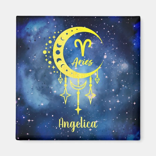 Individuelle Name Aries Magnet (Vorne)