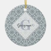 Individuelle Name Art Deco Parco Civico-Ciani Keramik Ornament (Vorne)