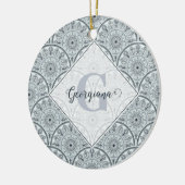 Individuelle Name Art Deco Parco Civico-Ciani Keramik Ornament (Links)