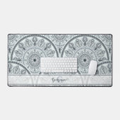 Individuelle Name Art Deco Parco Civico-Ciani Schreibtischunterlage (Tastatur & Maus)