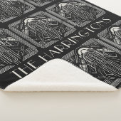 Individuelle Name Art Deco Sherpadecke (3/4)