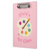 individuelle Name Art School Artist Creative Klemmbrett (Links)