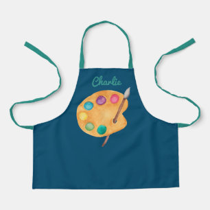 individuelle Name Artist Art Palette malen Kinder Schürze