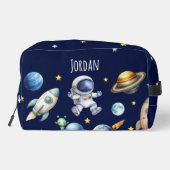 Individuelle Name Astronaut Space zurück zur Schul Waschbeutel (Rückseite)