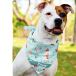 Individuelle Name auf Snowman Süßigkeiten Square S Halstuch<br><div class="desc">Auf einer Seite gedruckt, Süßigkeiten des Schneemanns Muster bandana mit Personalisierung. Es gibt zwei Größen: 18"x18" (Kinder, kleine Hunde) und 22"x22" (Erwachsene, große Hunde). Ändern Sie einfach den Namen mit der bereitgestellten Vorlage. Leichte Stoffe, die gut atmen und schnell trocknen. 100% Polyester gesponnen. Weitere Informationen finden Sie unter "Über dieses...</div>