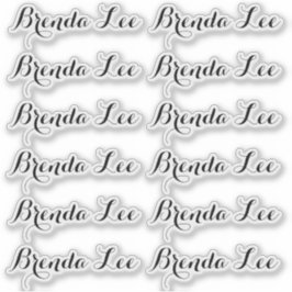 INDIVIDUELLE NAME — Aufkleber für Personalisierte