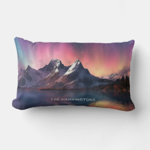 Individuelle Name Aurora Borealis Lendenkissen