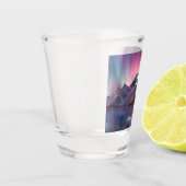 Individuelle Name Aurora Borealis Schnapsglas (Links)