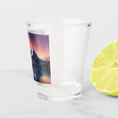 Individuelle Name Aurora Borealis Schnapsglas (Rechts)