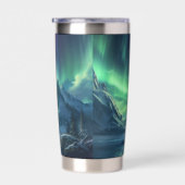 Individuelle Name Aurora Borealis Thermobecher (Rechts)