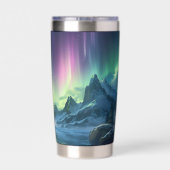 Individuelle Name Aurora Borealis Thermobecher (Rückseite)