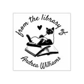 Individuelle Name aus der Bibliothek der Moderne | Gummistempel (Prägung)