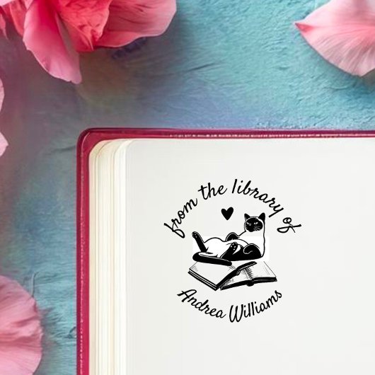 Individuelle Name aus der Bibliothek der Moderne | Gummistempel