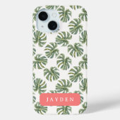 Individuelle Name aus Palmblättern Case-Mate iPhone Hülle (Rückseite)